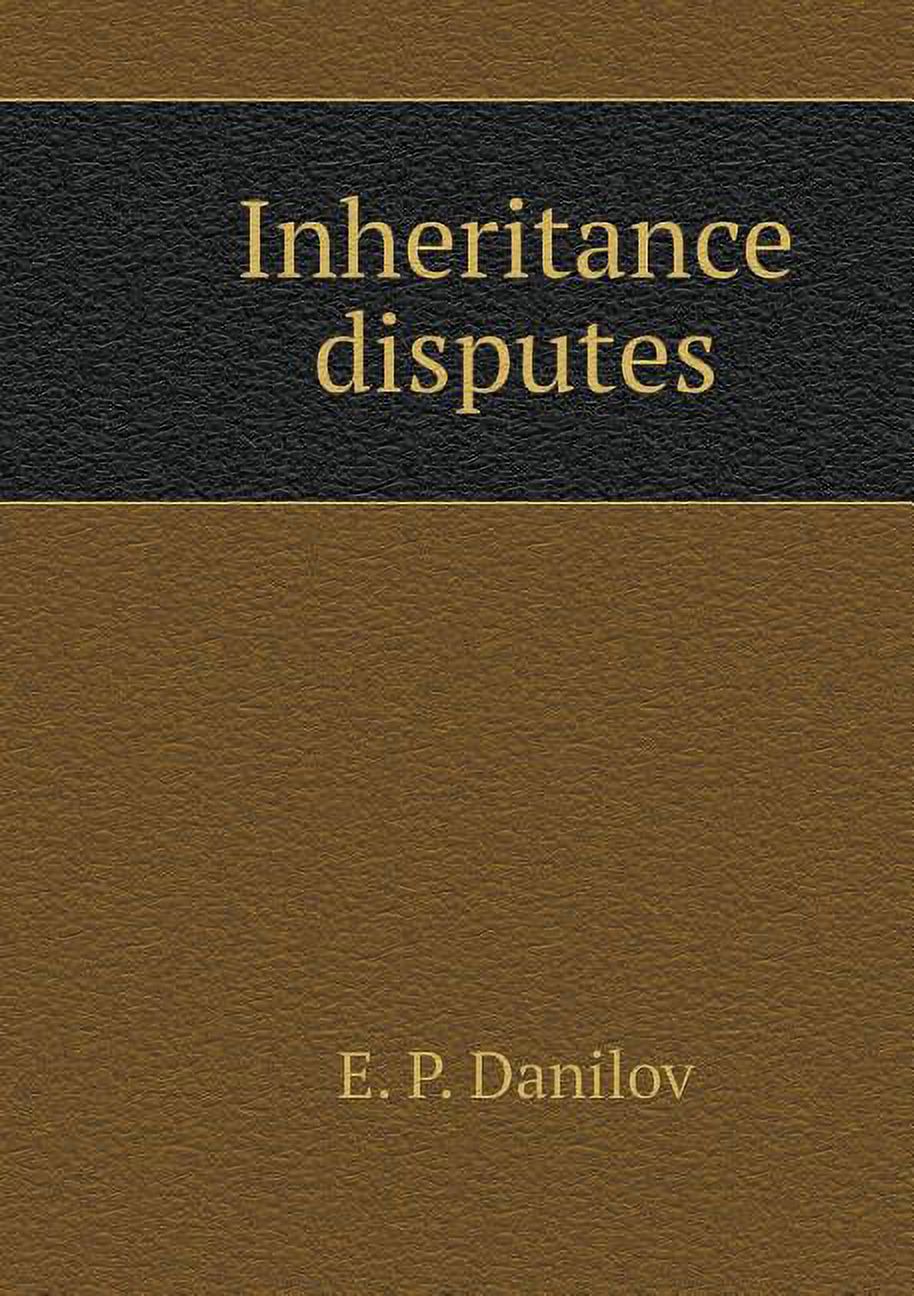 Inheritance disputes (Paperback)