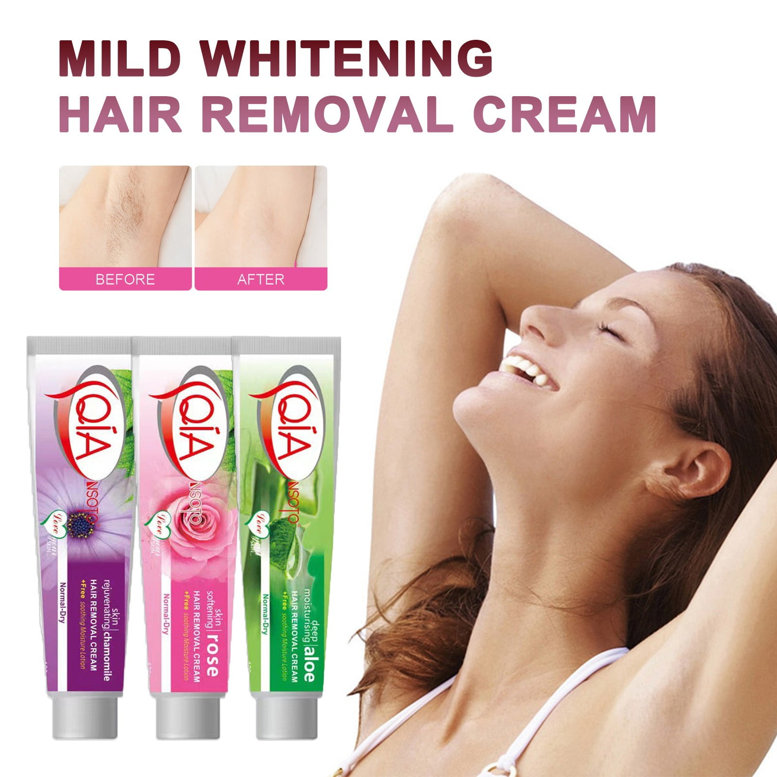 Inhibitor Hair Removal Cream for Women & Men - 120g Fast-Acting ...