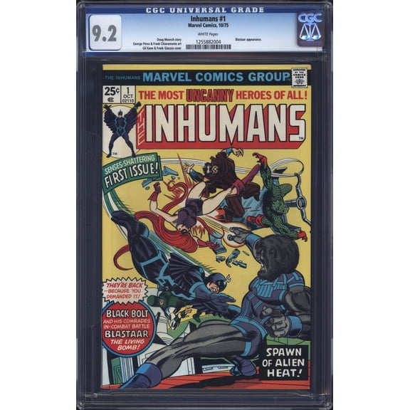 Inhumans #1 - CGC 9.2 Comic Book