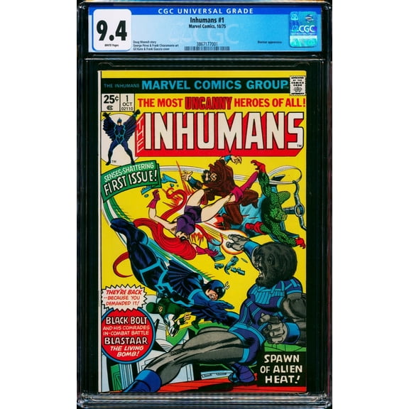 Inhumans #1 - CGC 9.4 Comic Book