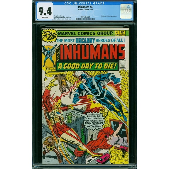 Inhumans #4 - CGC 9.4 Comic Book