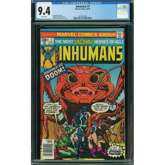 Inhumans #7 - CGC 9.4 Comic Book