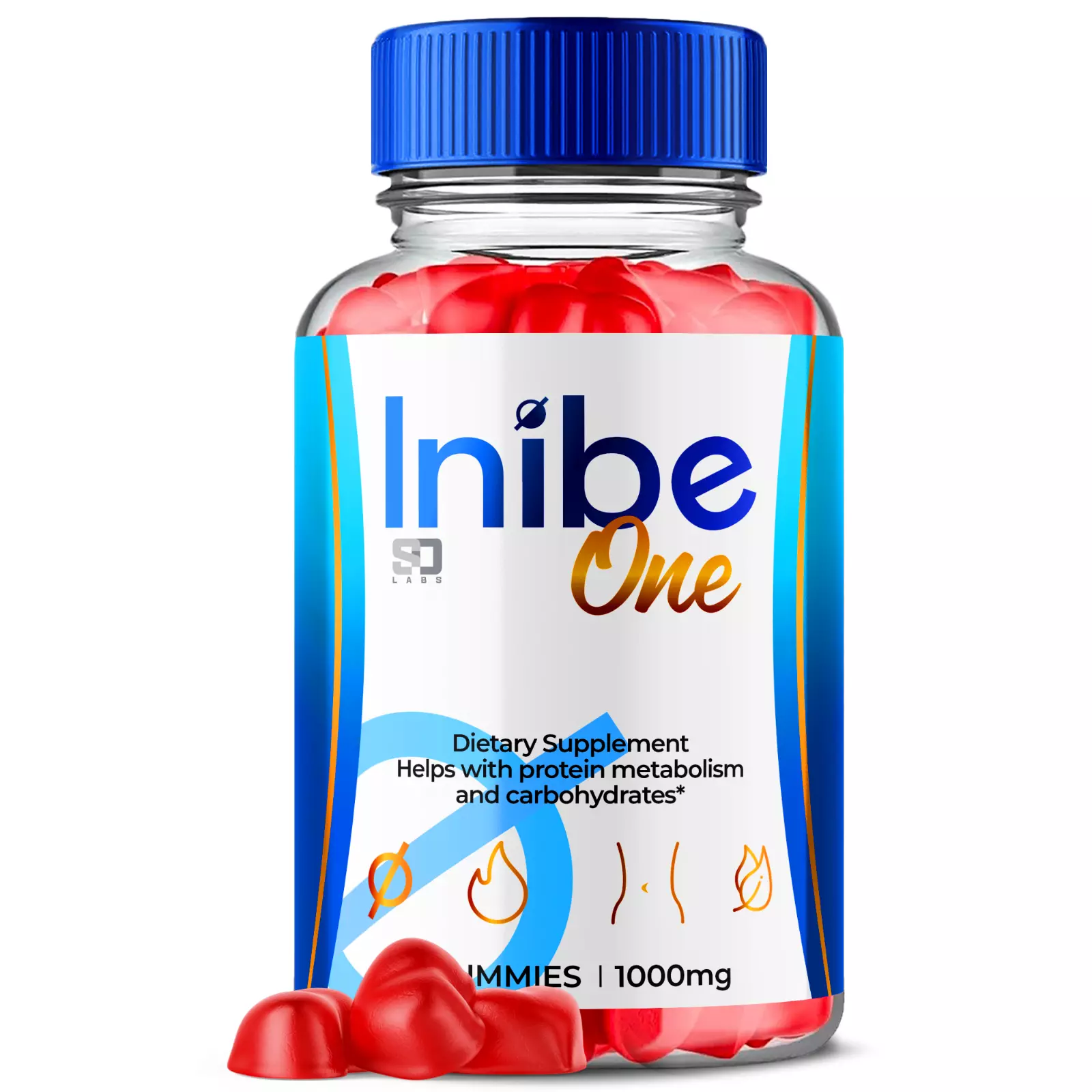Inibe One ACV Gummies Support for Appetite and Weight Management 60 Gummies