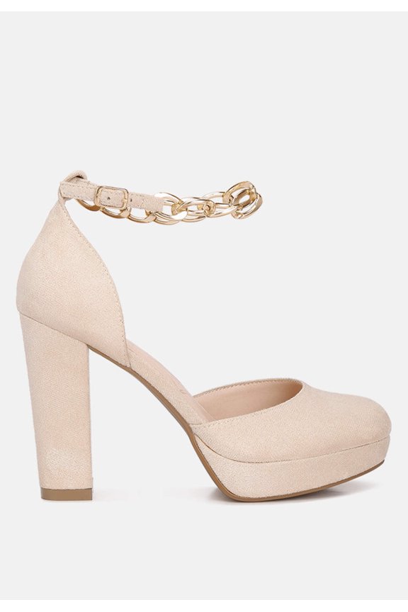 Inigo Interchangeable Ankle Strap Platform Sandals