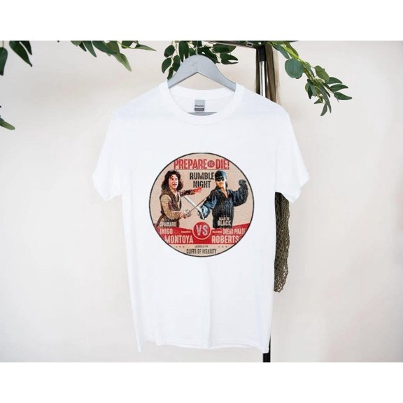 Inigo Montoya Circle T-Shirt With Iconic Quote Retro Style, for men & women, up to size 5XL