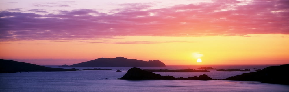 Inishtookert Island Blasket Islands Co Kerry Ireland Canvas Art - The Irish Image Collection Design Pics (38 x 12)