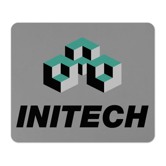 Initech Logo 1/4" Thick Mousepad