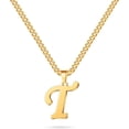 thumbnail image 1 of Initial A-Z Letter Necklace for Men Women, Stainless Steel Cuban Link Chain Letter Pendant Necklaces Capital Monogram Necklace Jewelry Gifts for Men 20+2 Inches, 1 of 9