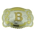 thumbnail image 1 of Initial B Letter B Belt Buckles Alphabet B Monogram B Men Cowboy Western Cowgirl, 1 of 3