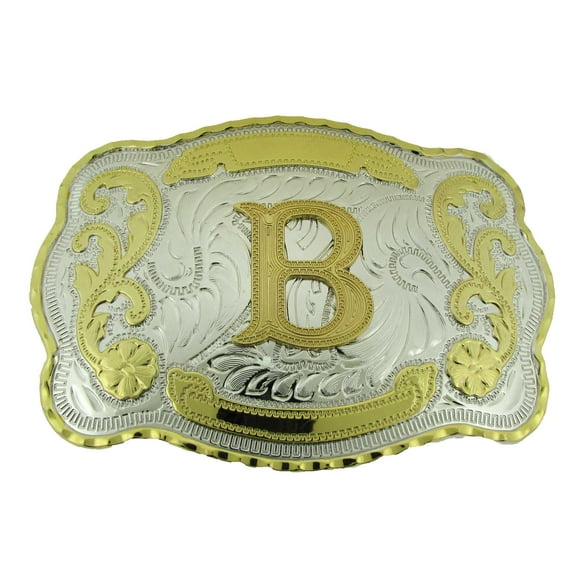 Initial B Letter B Belt Buckles Alphabet B Monogram B Men Cowboy Western Cowgirl