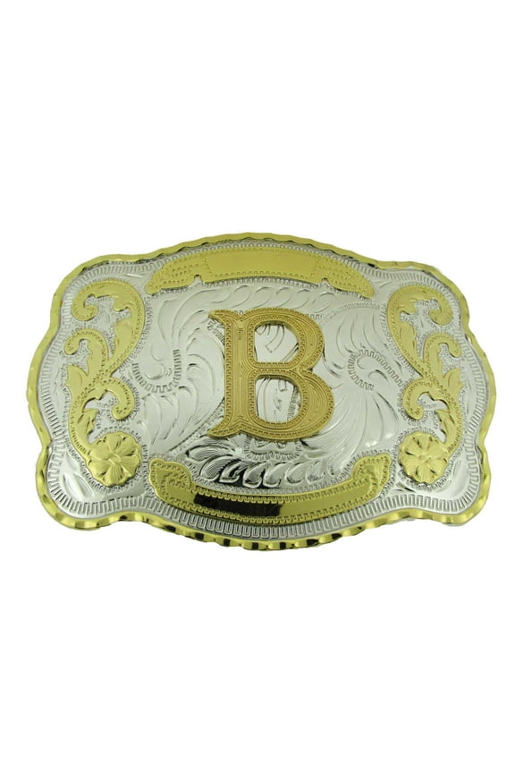 Initial B Letter B Belt Buckles Alphabet B Monogram B Men Cowboy Western Cowgirl