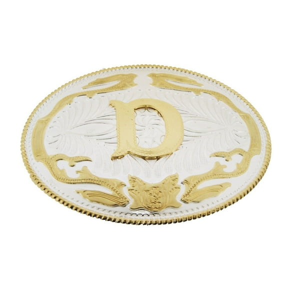 Initial Belt Buckles Western Cowboy Rodeo Texas Style Metal Fashion Costume New