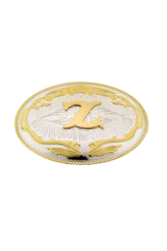 Initial Belt Buckles Western Cowboy Rodeo Texas Style Metal Fashion Costume New