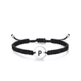 thumbnail image 1 of Initial Bracelets for Women Teen Girls S925 Sterling Silver Letter Initial Adjustable Cute Braided Disc Bracelet for Girls Women Jewelry Gifts, 1 of 6