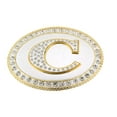 thumbnail image 1 of Initial C Monogram Belt Buckle Letter Alphabet Western Cowboy Rodeo Texas Mirror, 1 of 2