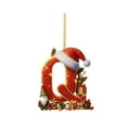 thumbnail image 1 of Initial Christmas Ornaments for Tree Decorations,26 Letter Decorative Hanging Christmas Letters DIY Craft Ornaments for Christmas Tree, 1 of 6