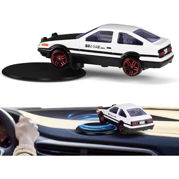 Initial D Ae86 Car Dashboard Decoration, JDM Car Model That Can Drift,Car Interior Decoration, Vehicle Turn and Follow Drift