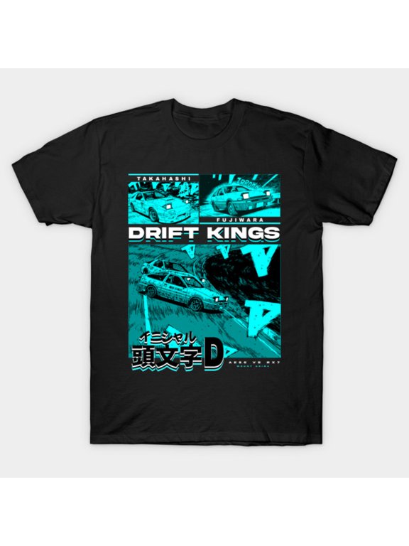 Initial D Drift Kings Anime Manga T-Shirt Sizes S-5Xl GooGate