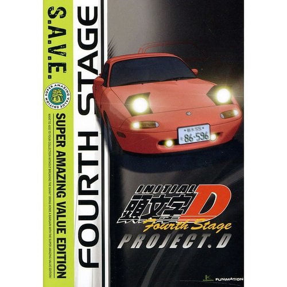 INITIAL D Stage 1-6 + 3 Movies Complete Series DVD English