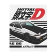 thumbnail image 1 of Initial D Poster, Japanese Anime Canvas Decorative Poster, Wall Art For Dorm Bedroom Living Room, No Frame, 1 of 7