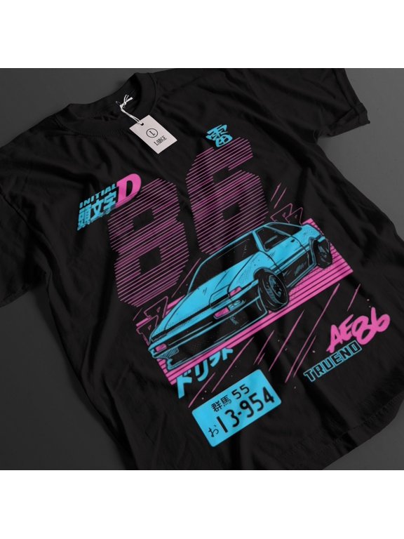 Initial D Shirt Takumi Tshirt Bunta T-Shirt Ryosuke Car Drift Racing Anime Tee