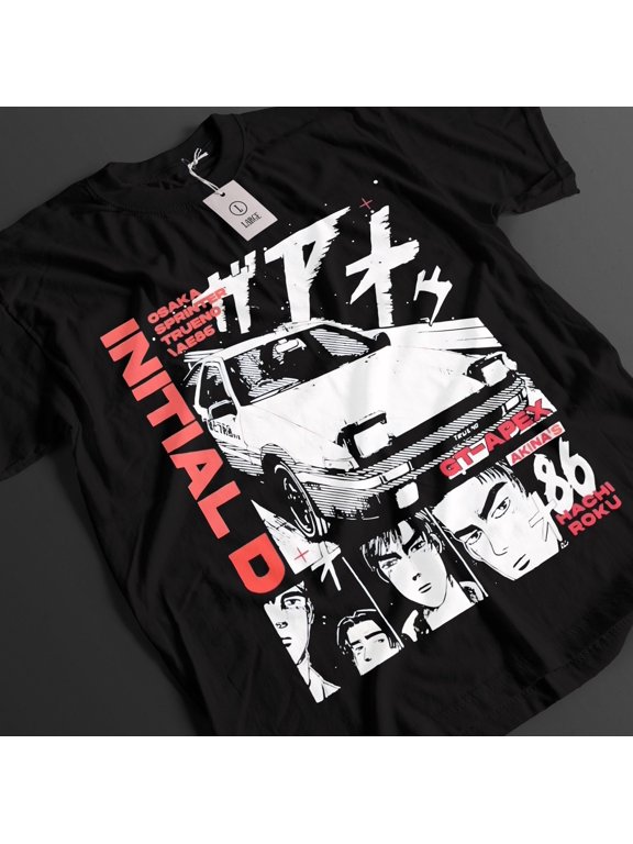 Initial D Shirt Takumi Tshirt Bunta T-Shirt Ryosuke Car Drift Racing Anime Tee