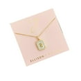 thumbnail image 1 of Ellison+Young Initial Deco Open Locket Pendant Necklace, A-Z Letter Chain, Gifts for Women, 1 of 16