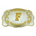 thumbnail image 1 of Initial (F) Belt Buckle Letter Monogram Rodeo Cowboy Texas Fashion Costume Large, 1 of 2