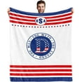 thumbnail image 1 of Initial J Blanket for Men,4th of July Patriotic Birthday Gifts for Him Dad, Monogrammed Anniversary USA Flag Blanket for Husband, The Man The Myth The Legend Gift Ideas 60"x 50"in, 1 of 5