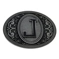thumbnail image 1 of Initial J Letter J Belt Buckles Alphabet J Monogram J Men Cowboy Western Cowgirl, 1 of 2