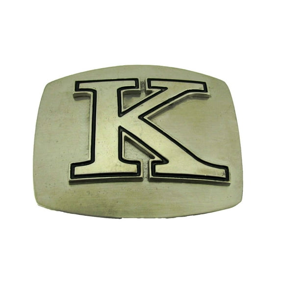 Initial K Belt buckle Letter K Multiple Styles Cowgirl Western Rodeo Men Rodeo