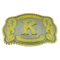 thumbnail image 1 of Initial K Belt buckle Letter K Multiple Styles Cowgirl Western Rodeo Men Rodeo, 1 of 2