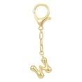 thumbnail image 1 of Initial Keychains for Women Gold Fashion Charm Letter Key Chain, 14K Gold Plated Copper Bubble Alphabet Key Ring for Bag Purses Backpack Accessories, 1 of 6