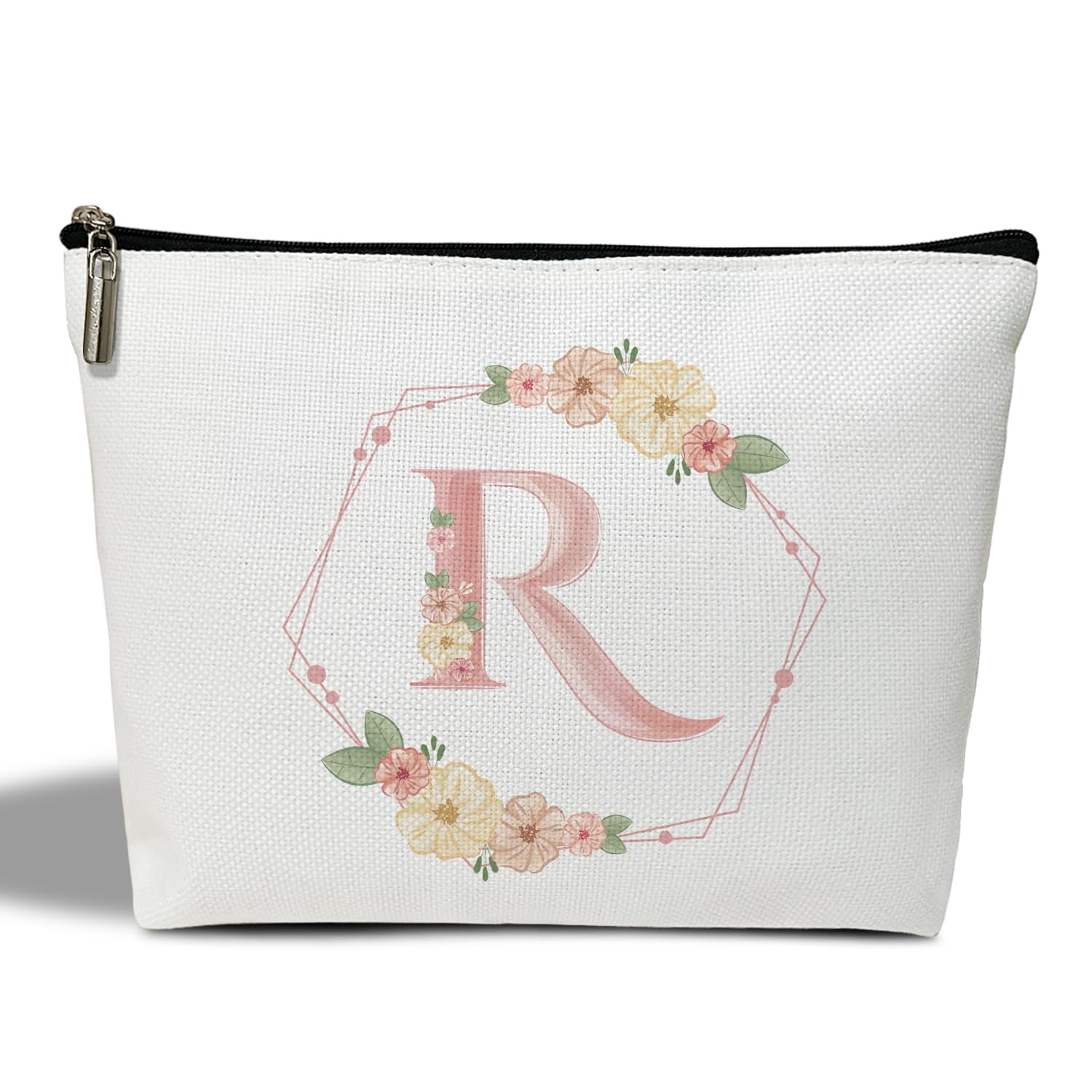 Initial Letter A-Z Makeup Bag for Women, Wedding Day Gift for Her Mom ...
