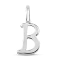thumbnail image 1 of Initial Letter Charms - Sterling Silver Plated B Letter - Mini Alphabet Charms for Bracelet, Necklace - Dainty Name Charms for Women, 1 of 9