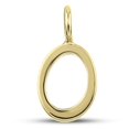 thumbnail image 1 of Initial Letter Charms - Yellow Gold Plated O Letter - Mini Alphabet Charms for Bracelet, Necklace - Small Pendants for Custom Jewelry - Name Charms Gift for Women, Girls, 1 of 9