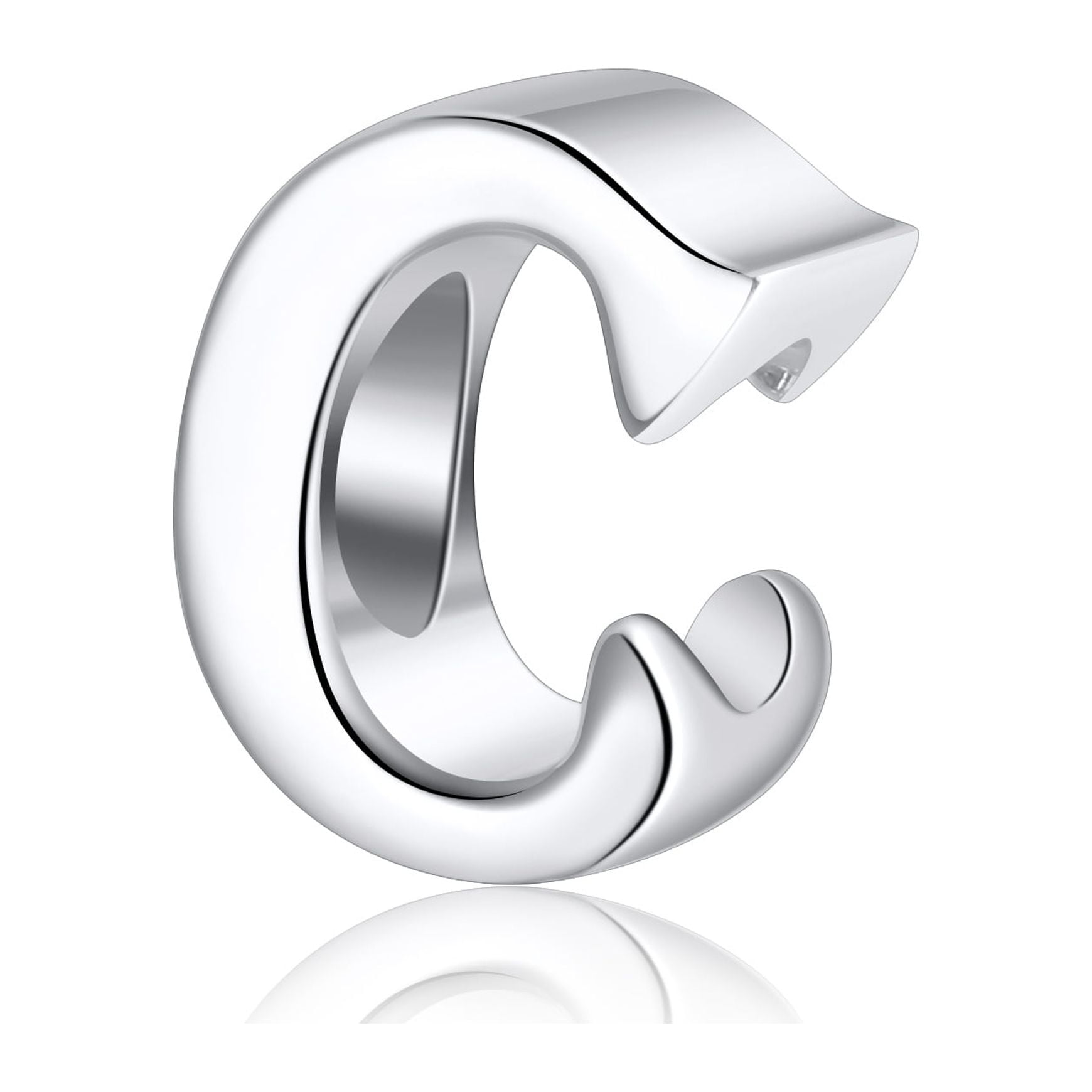 Initial Letter Charms for Women Bracelet Sterling Silver  Ginger Lyne Collection