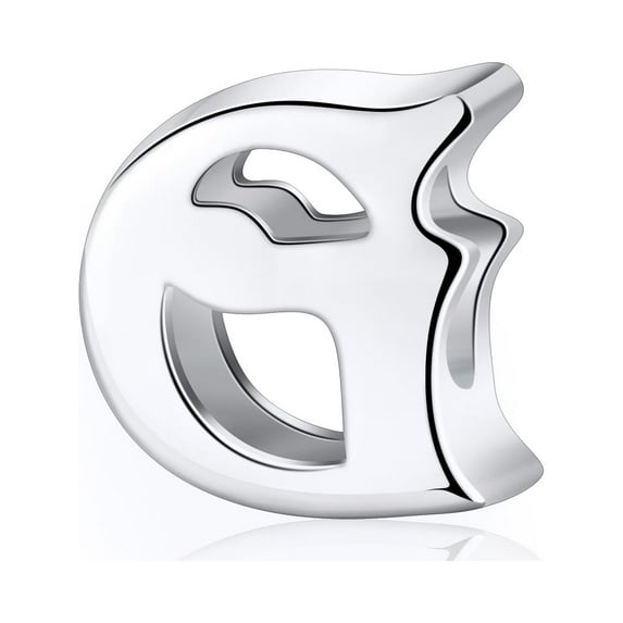 Initial Letter Charms for Women Bracelet Sterling Silver Ginger Lyne Collection