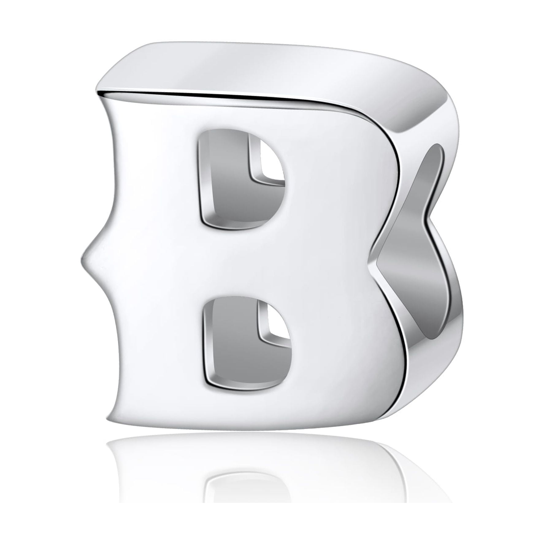 Initial Letter Charms for Women Bracelet Sterling Silver  Ginger Lyne Collection