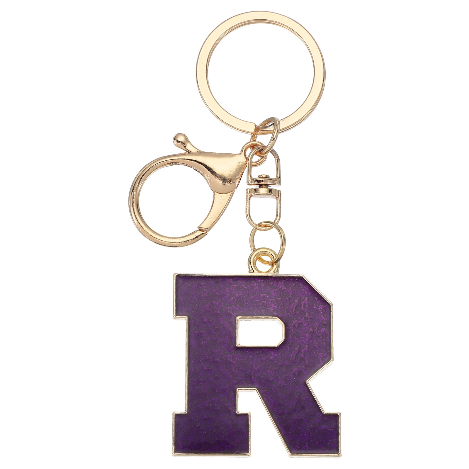 Initial Letter Keychain, Alphabet Letter Bag Charm Car Keyring Letter ...