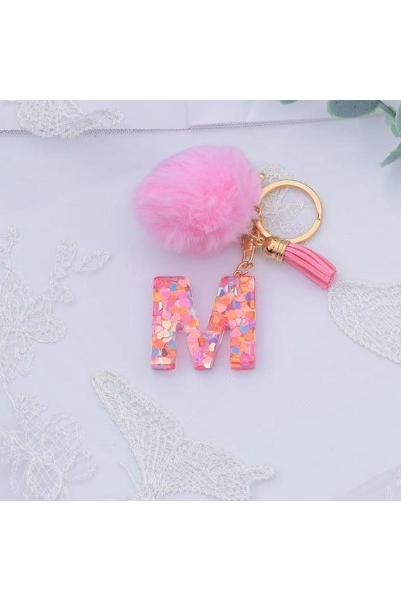 Initial Letter Keychain Bag Accessories for Women Backpack Purse Bag Charms for Handbags Initial Keychains for Women