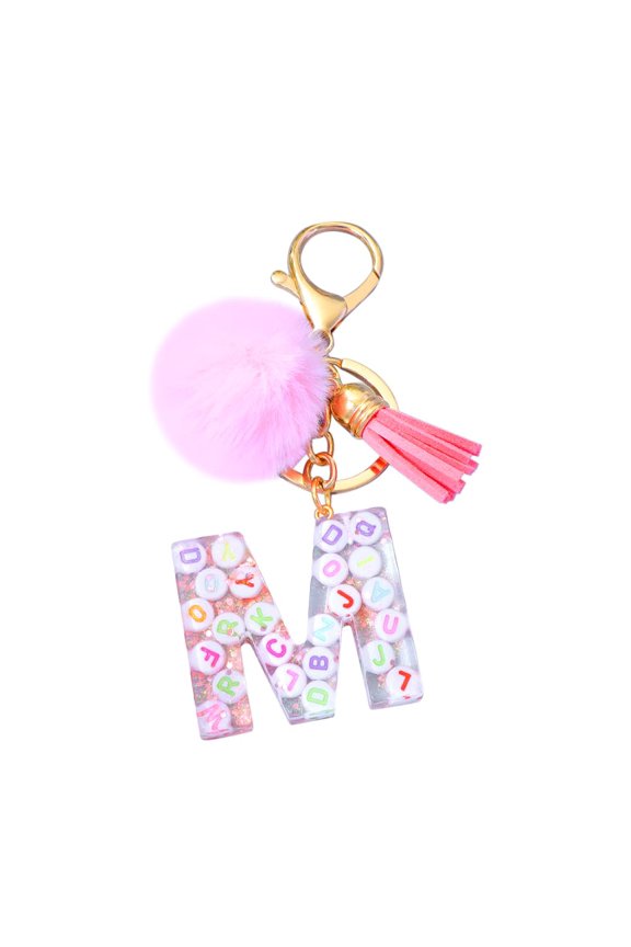 Initial Letter Keychain, Butterfly Keychain Cute Resin, Initial Backpack Charms-