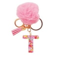 thumbnail image 1 of Initial Letter Keychain - Letter Keychain Bag Accessories for Women Backpack Purse Bag Charms for Handbags Initial Keychains for Women, 1 of 5