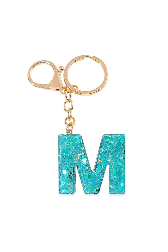 Initial Letter Keychain for Women Girl Bag Charm Keychain for Wallet Car Key Backpack Handbag