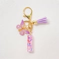 thumbnail image 1 of Initial Letter Keychains For Women Tassel Purple Cute Car Keychain For Wallet Backpack Bag Christmas Decorations for Home On 2024, 1 of 9