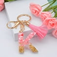 thumbnail image 1 of Initial Letter Keychains for Girls Women Red Tassel Alphabet Keychain for Backpack School Bag Keychain for Book Bag, A, 1 of 26