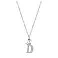 thumbnail image 1 of Initial Letter Pendant Necklace For Men Women, Letter A-Z Pendant Necklace Letter Pendant Charming Initials Chain Necklace, Inlaid Letter Necklace, 1 of 8