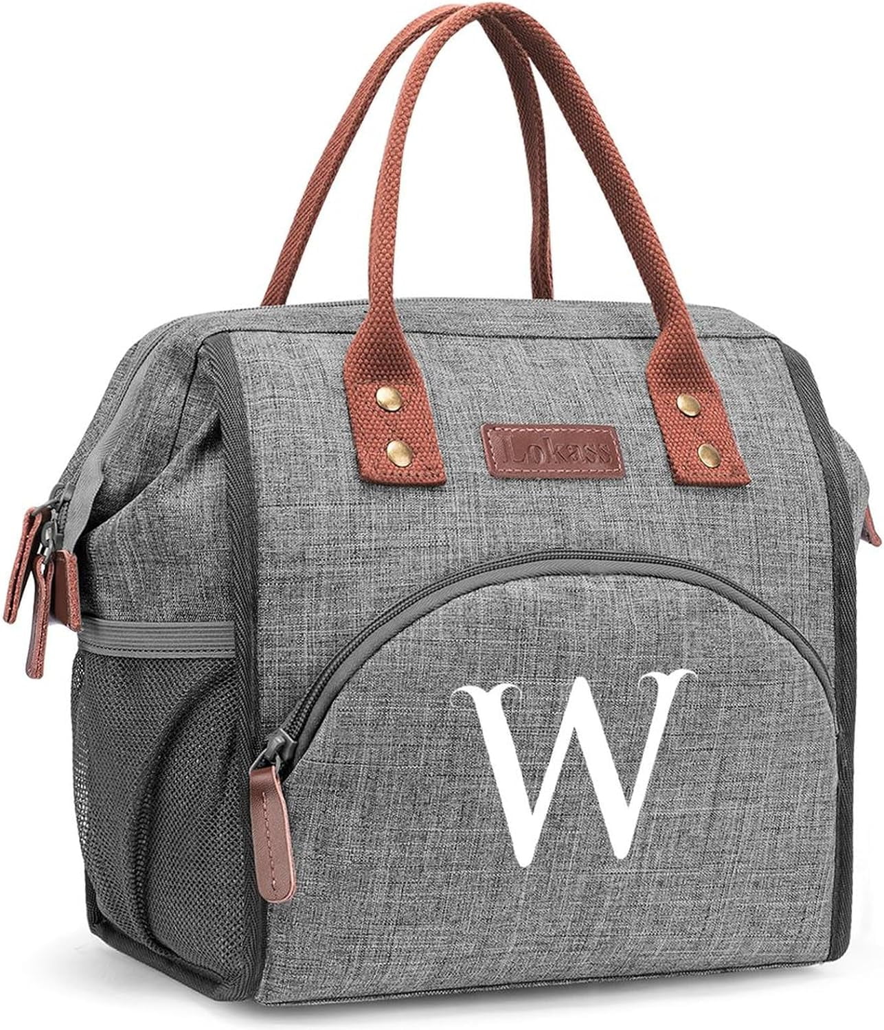 Monogrammed lunch bags for adults sale