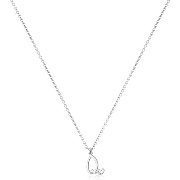 Initial Necklace For Women-14K Gold Filled/925 Sterling Silver Dainty Gold Letter Necklace Trendy Cute Custom Personalized Monogram Necklace[o5610]