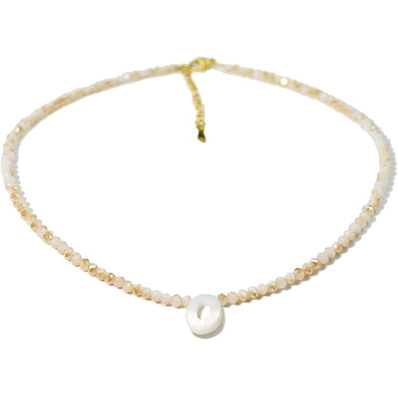 Initial Necklaces For Women - Trendy Beaded Choker Necklace For Women, Handmade Letter Choker Necklace Jewelry For Women[Z4139]